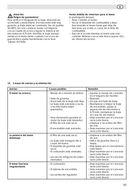 W2. - Operator's Manual - John Deere