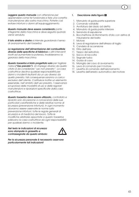 Aufbau John Deere R43V - Operator's Manual - John Deere