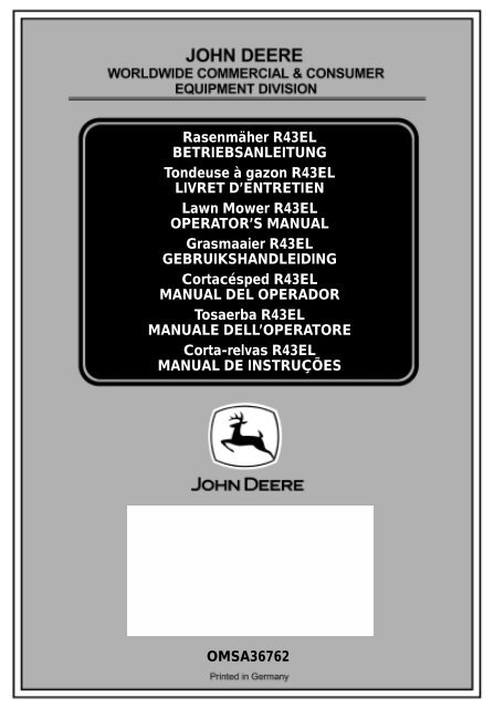 2. - Operator's Manual - John Deere