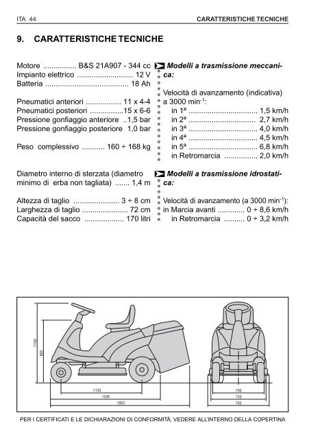 SABO 7 SABO 72-12G - SABO 72-12H - Operator's Manual