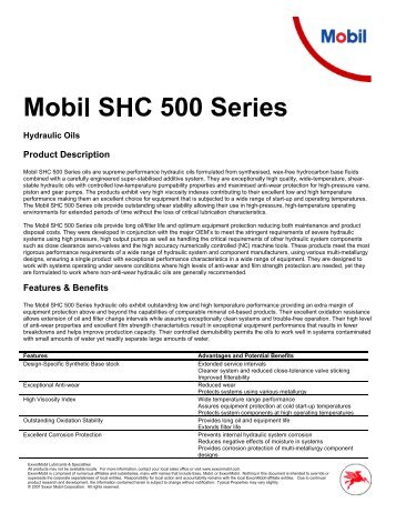 Mobil SHC 500 Series (PDF) - Media Zona - My Paper