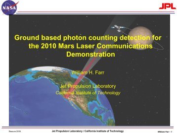 Ground-based photon counting optical detection for the - NDIP 11