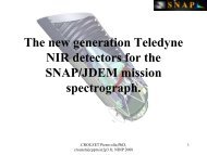 The new generation Teledyne NIR detectors for ... - NDIP 11 - IN2P3