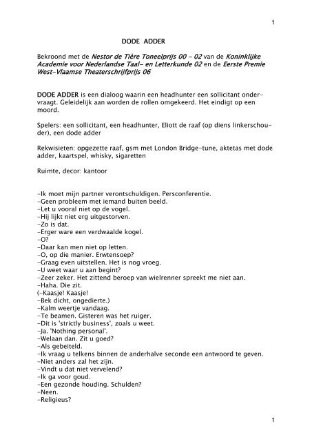 1 Oude Engel - SeniorenNet