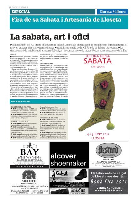 La sabata, art i ofici - Diario de Mallorca