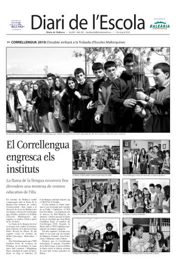 El Correllengua engresca els instituts - Diario de Mallorca