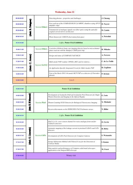 Fourth International Conference on « New ... - NDIP 11 - IN2P3