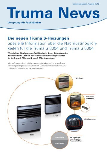 keiten für die Truma S 3004 und Truma S 5004 - Ostsee ...