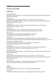 Publikations - Deutsches Forschungsinstitut für öffentliche ...