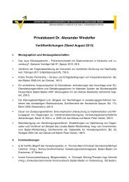 Veröffentlichungen - Deutsches Forschungsinstitut für öffentliche ...