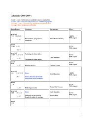 calendrier 2008-2009 - Arts Plastiques de l'Académie de Rouen