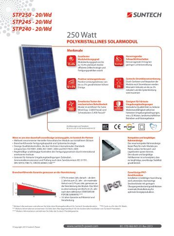 STP240-250-20/Wd - Krannich Solar