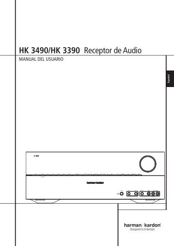 HK 3490/HK 3390 Receptor de Audio