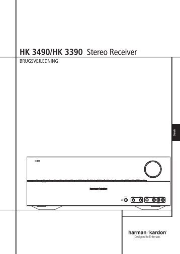 HK 3490/HK 3390 Stereo Receiver