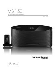 Harman Kardon GLA-55, diseño para los altavoces