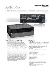 AVR 265, AVR 365 (English EU) - Harman Kardon