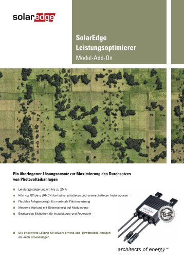 Leistungsoptimierer Modul-Add-On - Krannich Solar