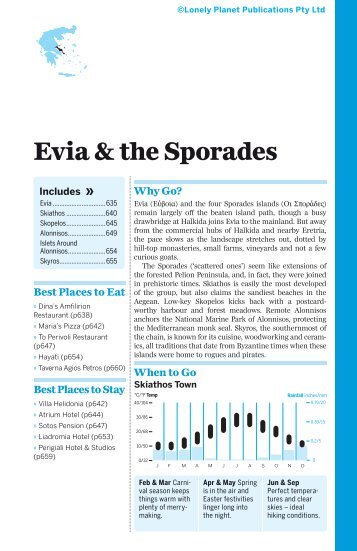 Evia & the Sporades - Lonely Planet