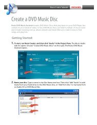 DVD Music Disc - tutorial d1 - Roxio