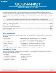 Sonic Scenarist Configuration Guide - Roxio