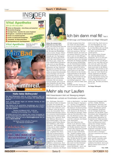 Lauter(n) Termine Insider - Magazin Insider