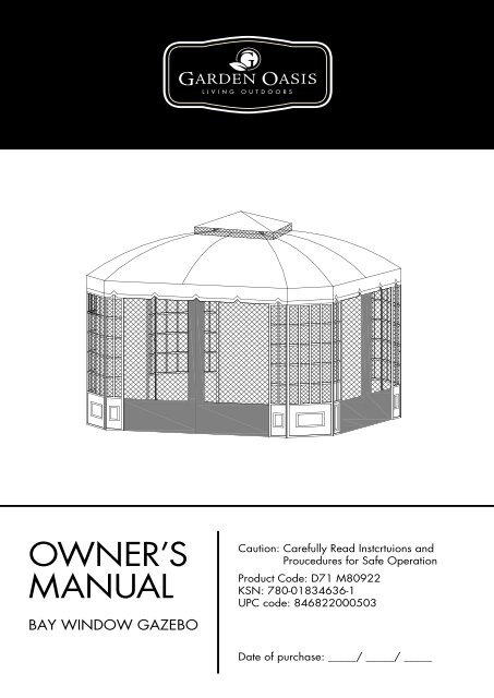 OWNER'S MANUAL - Sears