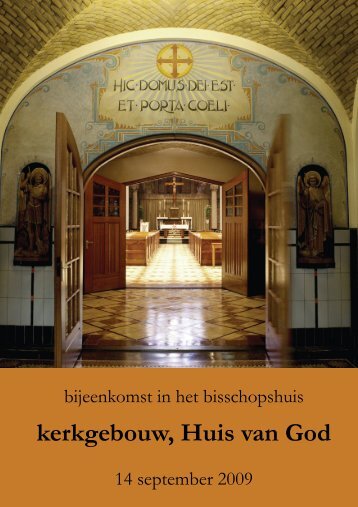 kerkgebouw, Huis van God - Bisdom Breda