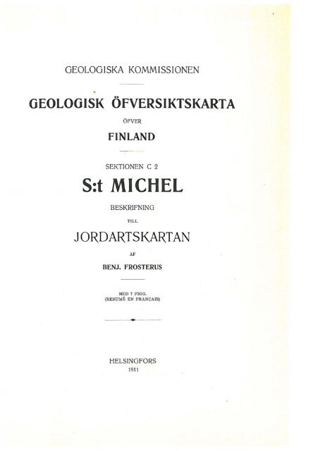 S:t MICHEL - Arkisto.gsf.fi