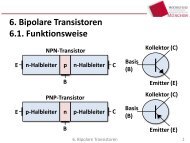 Kapitel 6 - Bipolarer Transistor