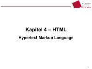 Kapitel 4 ? HTML