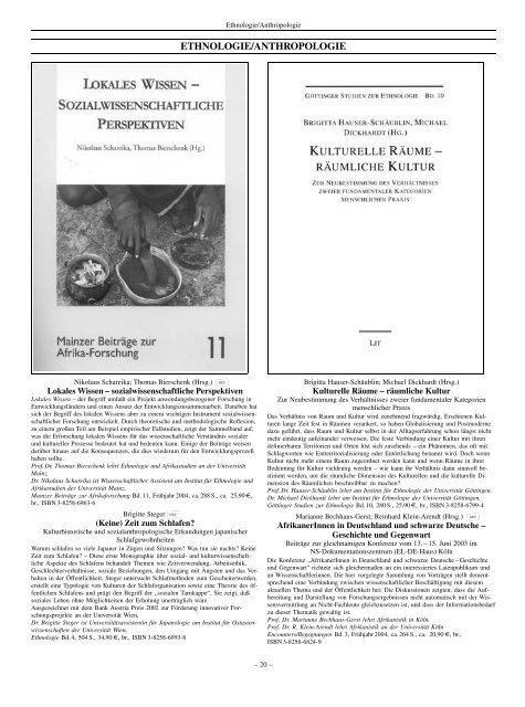 Wissenschaft Aktuell 2004