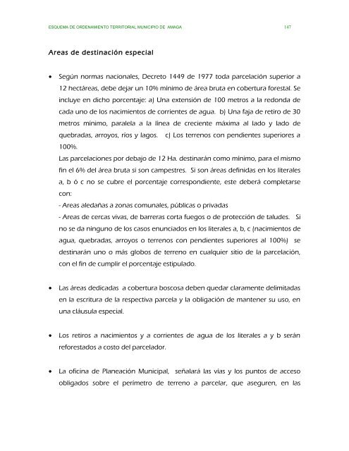 parte ii evaluacion y formulacion integral del territorio - Amagá