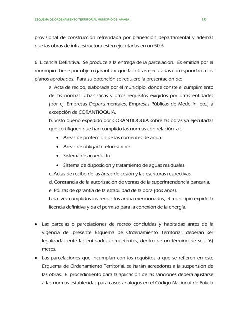 parte ii evaluacion y formulacion integral del territorio - Amagá