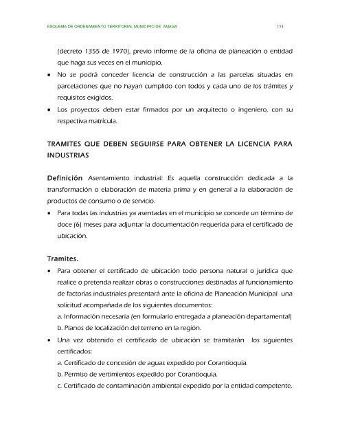 parte ii evaluacion y formulacion integral del territorio - Amagá