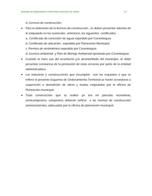 parte ii evaluacion y formulacion integral del territorio - Amagá