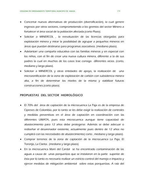 parte ii evaluacion y formulacion integral del territorio - Amagá