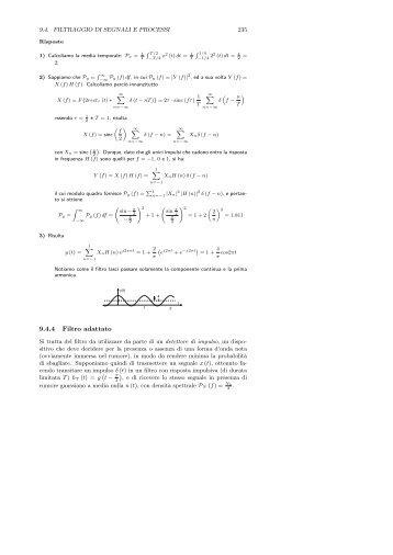 9.4.4 Filtro adattato - InfoCom