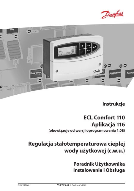 ECL Comfort 110 Aplikacja 116 Regulacja ... - Danfoss.com