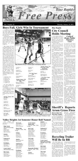 eFreePress 01.19.12.pdf - Blue Rapids Free Press