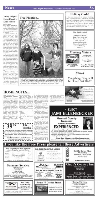 eFreePress 10.25.12.pdf - Blue Rapids Free Press