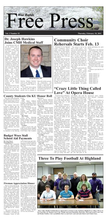 eFreePress 02.10.11.pdf - Blue Rapids Free Press