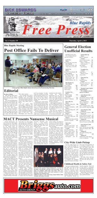 eFreePress 04.04.13.pdf - Blue Rapids Free Press