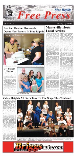 eFreePress 08.02.12.pdf - Blue Rapids Free Press