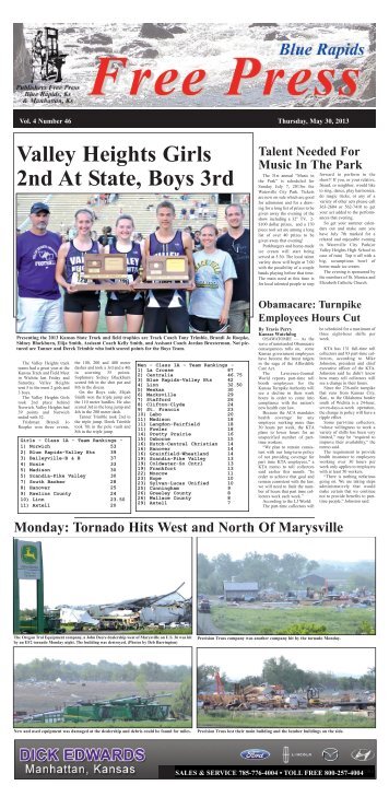 eFreePress 05.30.13.pdf - Blue Rapids Free Press