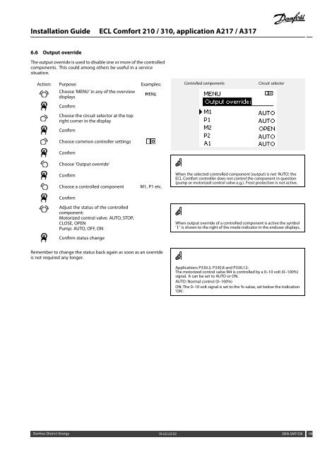 ECL Comfort 210/310, A217/A317 Installation Guide - Danfoss ...