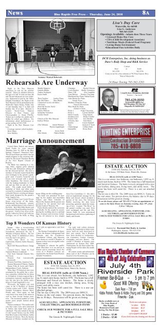 eFreePress 06.24.10.pdf - Blue Rapids Free Press