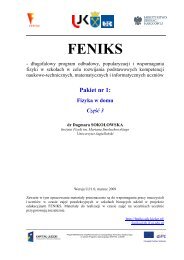 FENIKS - Fizyka nie tylko dla gimnazjalistów