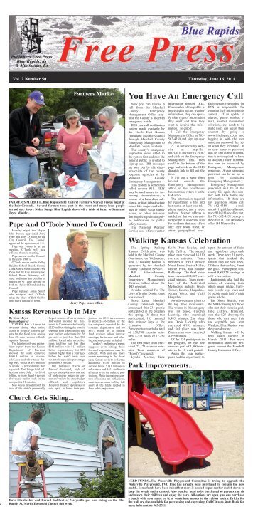 eFreePress 06.16.11.pdf - Blue Rapids Free Press