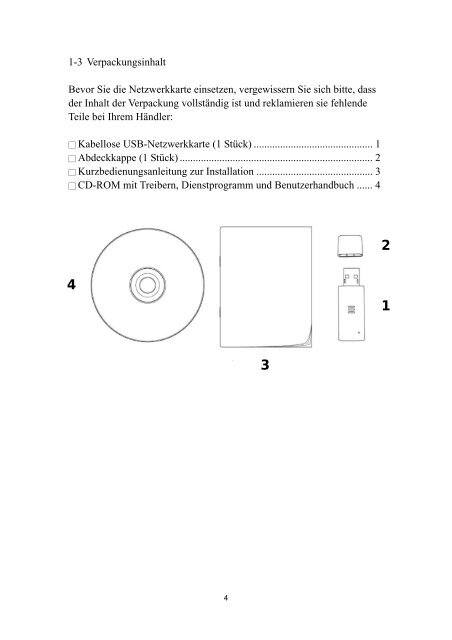 W-LAN USB-Adapter 150N Benutzerhandbuch - Humax