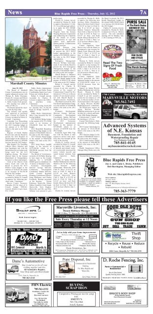 eFreePress 07.12.12.pdf - Blue Rapids Free Press